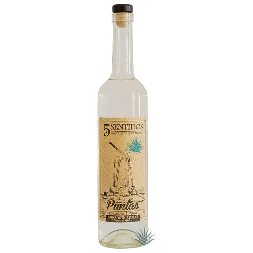 5 Sentidos Puntas Agave Spirit 750ml - SF Tequila Shop