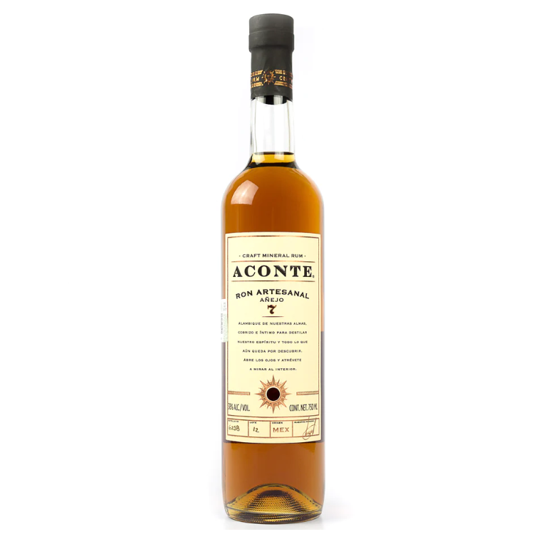 Aconte 7 Year Old Ron Artesanal Añejo Rum 750ml