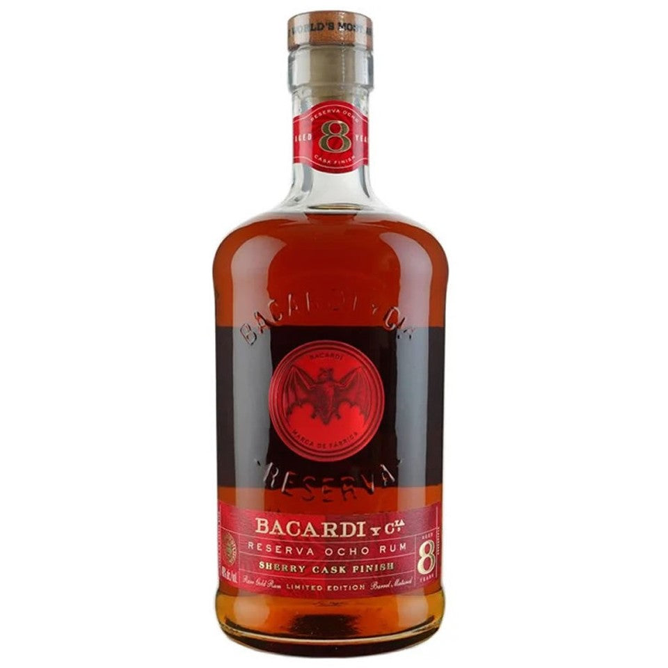 Bacardi 8 Year Ocho Sherry Cask Finish Rum 750ML - SF Tequila Shop