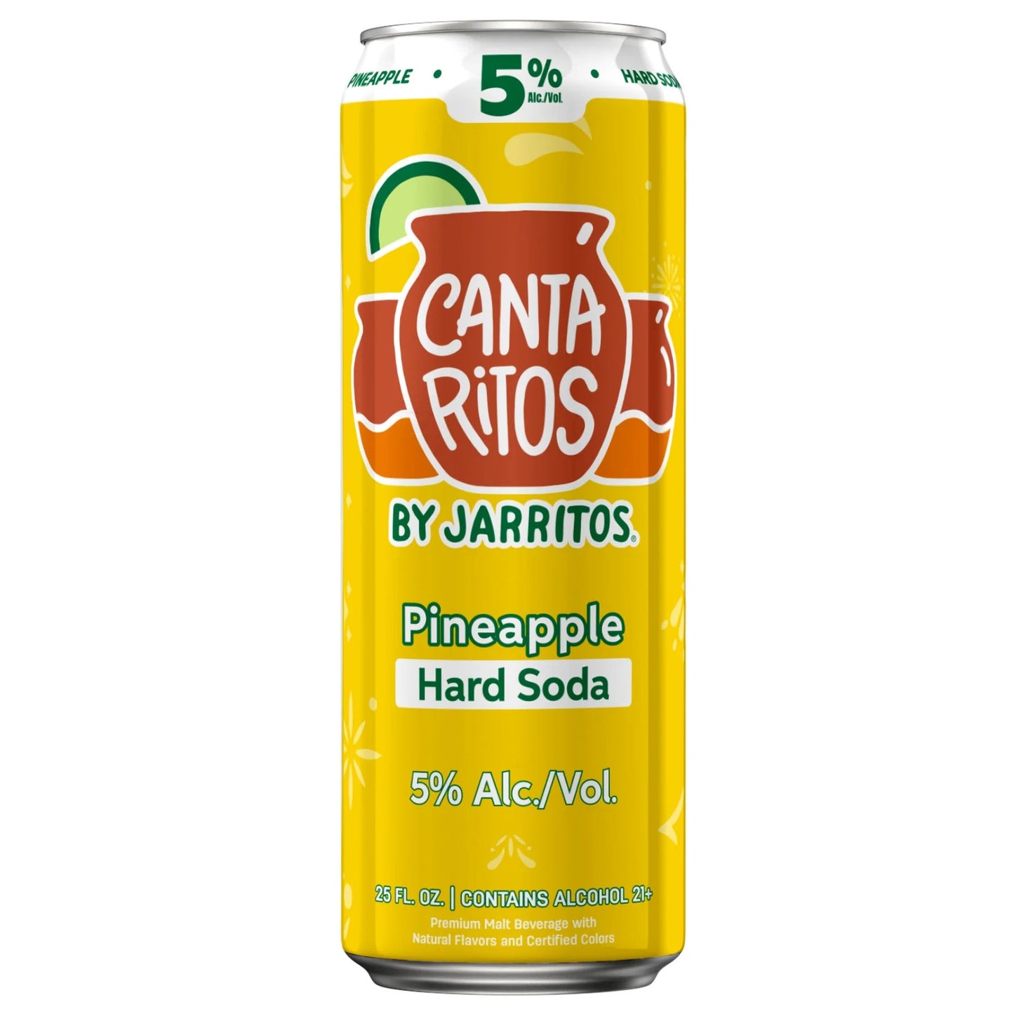Cantaritos Hard Soda Pineapple 25oz - SF Tequila Shop
