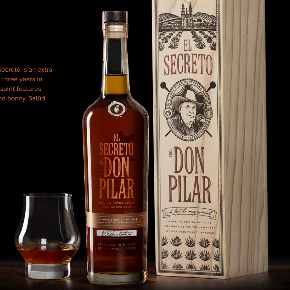 Don Pilar Ultra Exra Anejo El Secreto 750ML - SF Tequila Shop