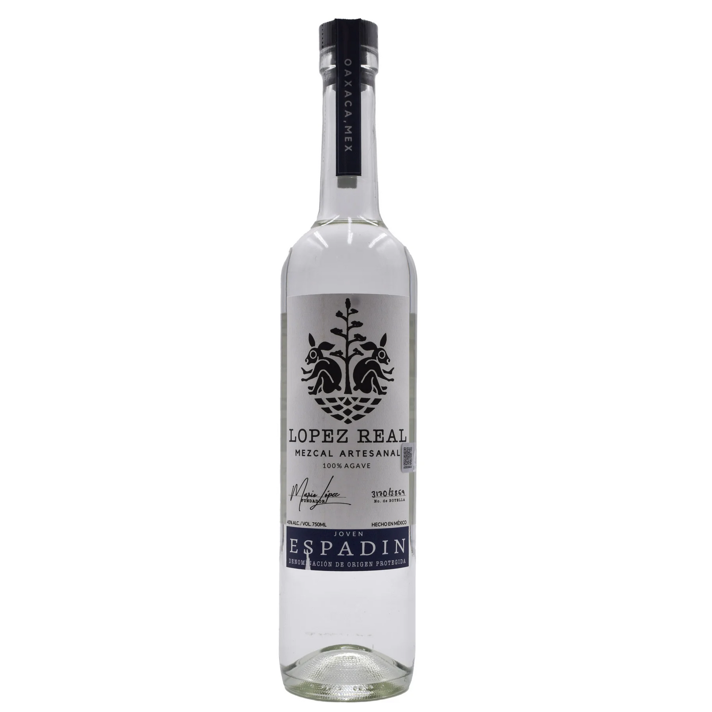 Lopez Real Mezcal Joven Espadín 750ML