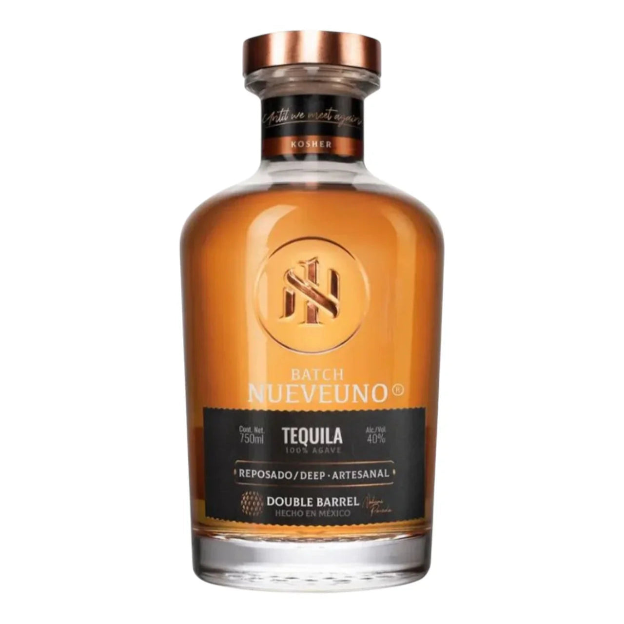 Nueveuno Reposado Deep Double Barrel Organic Tequila 750ML - SF Tequila Shop