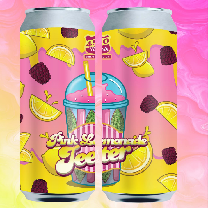 Slushy XL Pink Lemonade Jeeter by 450 North Brewing Company 16oz - SF Tequila Shop