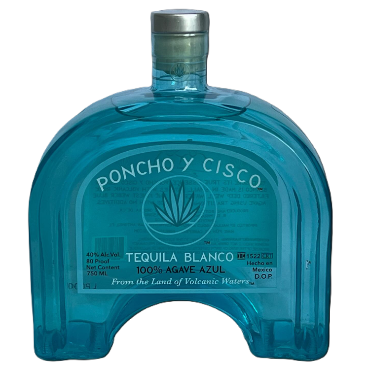 Poncho Y Cisco Blanco Tequila 750ml - SF Tequila Shop