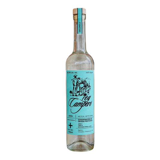 Rey Campero Mezcal, Jabalí Tobalá Mexicano Penca Larga Joven Mezcal Artesanal 750ML - SF Tequila Shop