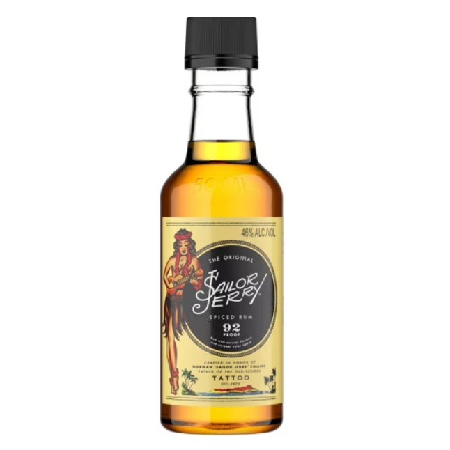 Sailor Jerry Caribbean Rum 50ml - SF Tequila Shop