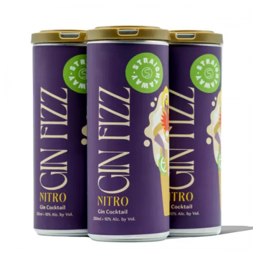 Straightaway Nitro Gin Fizz Cocktail 250ml - SF Tequila Shop