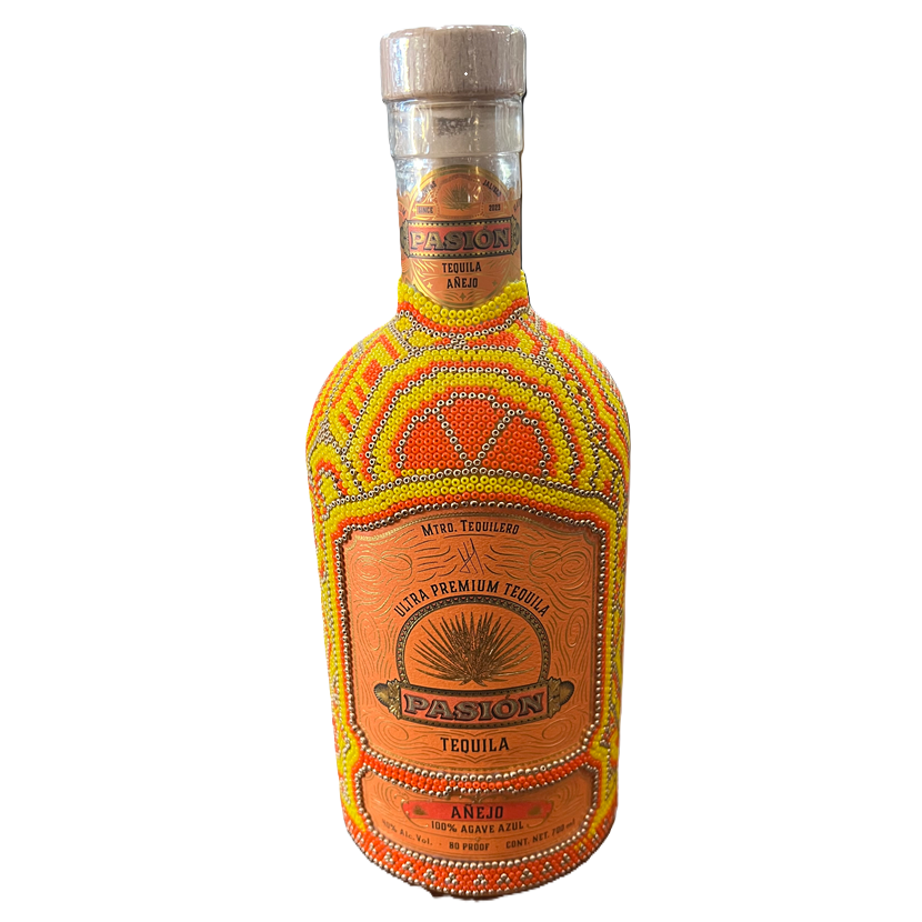 Tequila Pasión Beaded Añejo Tequila 750ml - SF Tequila Shop