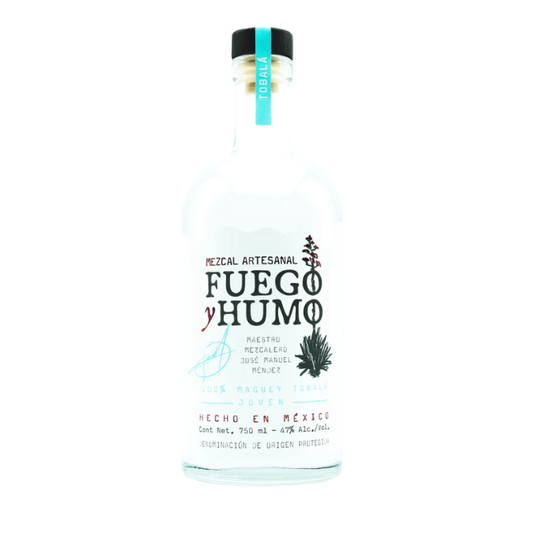 Fuego y Humo Mezcal Artesanal Tobalá Joven 750ml - SF Tequila Shop