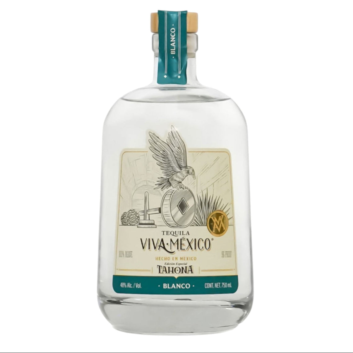 100 percent agave tequila Viva México Tahona Blanco 750ml – San Francisco Tequila Shop