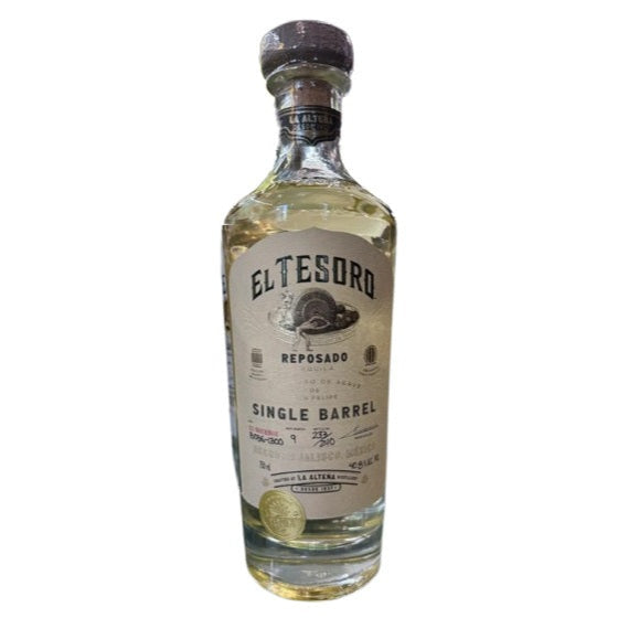 El Tesoro Single Barrel Reposado Tequila 750ml - SF Tequila Shop