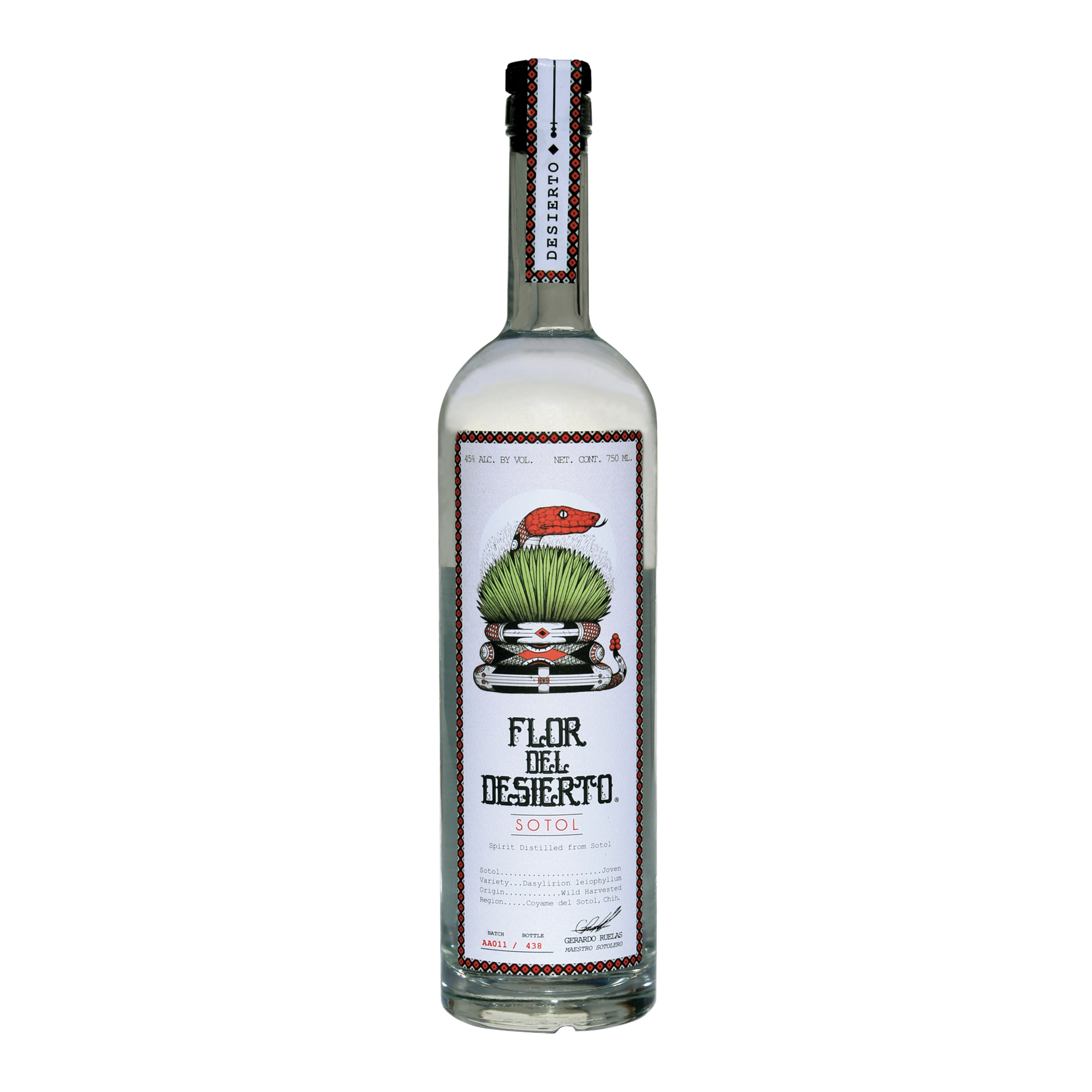 desert succulent tequila Flor de Desierto Desierto Sotol 750ml – San Francisco Tequila Shop