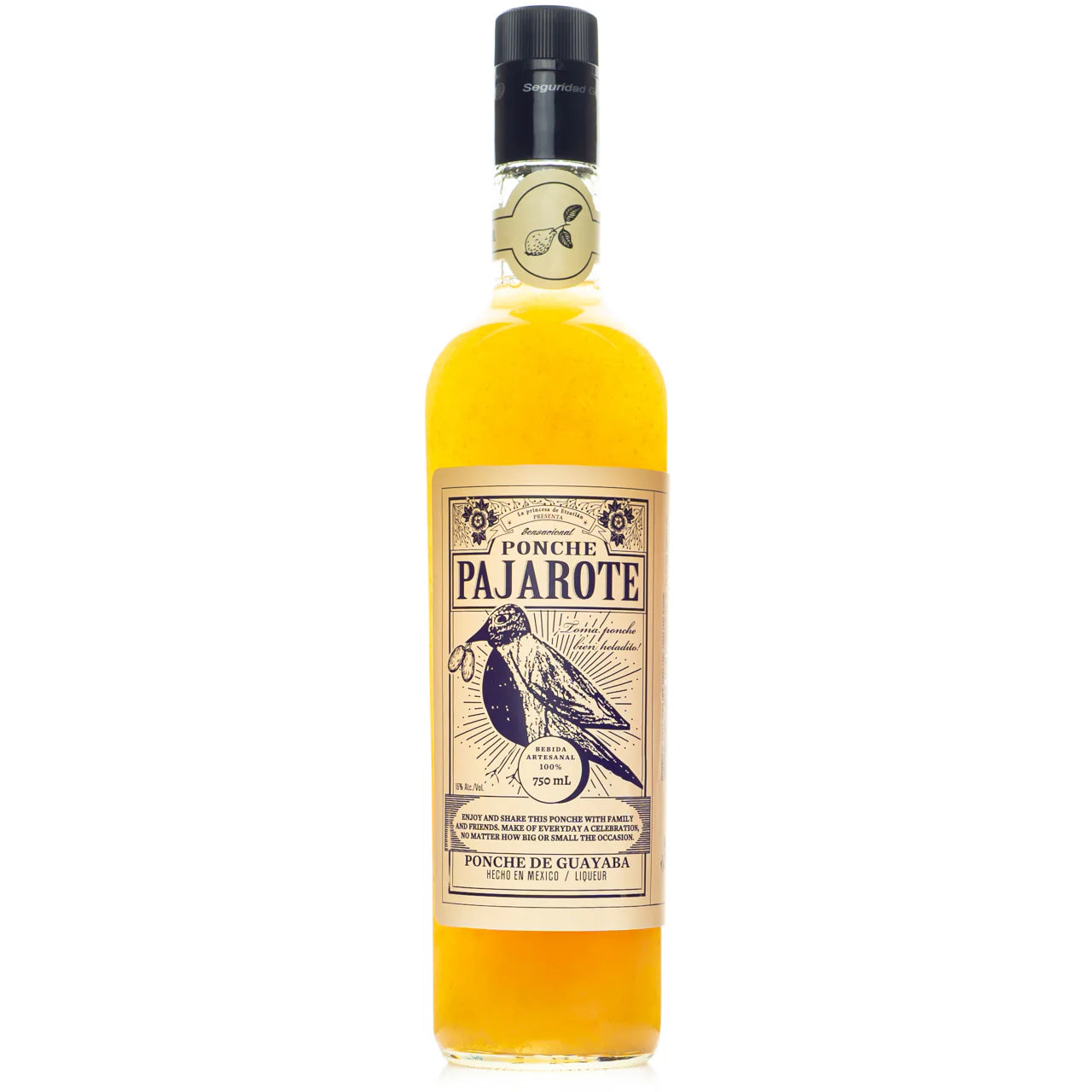 Pajarote Ponche de Guyaba Guava Liqueur 750ML - SF Tequila Shop