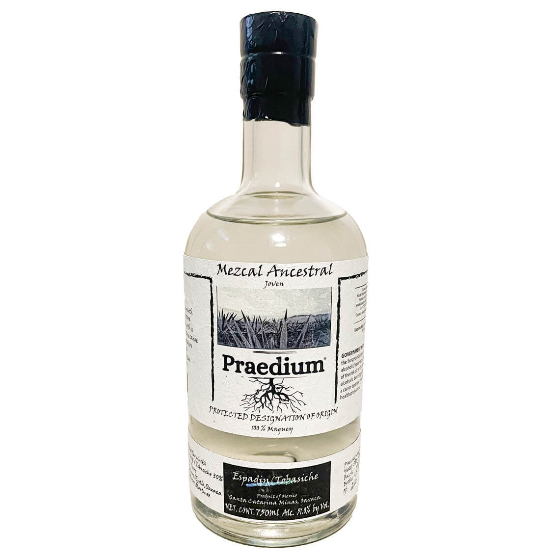 Praedium Espadin Tobasiche Mezcal 750ml - SF Tequila Shop