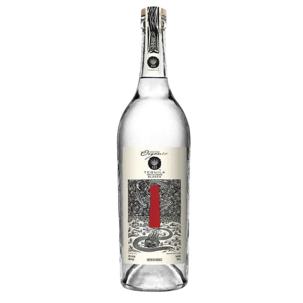 123 Organic Blanco 750ml (Uno) - San Francisco Tequila Shop
