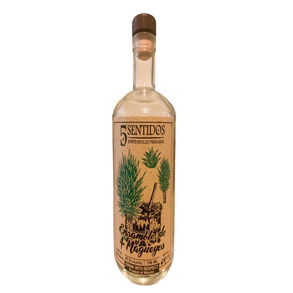 5 Sentidos Ensamble De 4 Magueyes 750ml - San Francisco Tequila Shop