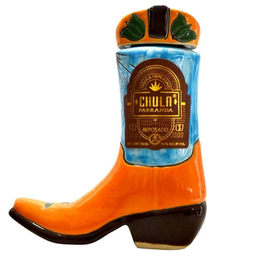 Chula Parranda Tequila Reposado Ceramic Boot 750ml - San Francisco Tequila Shop