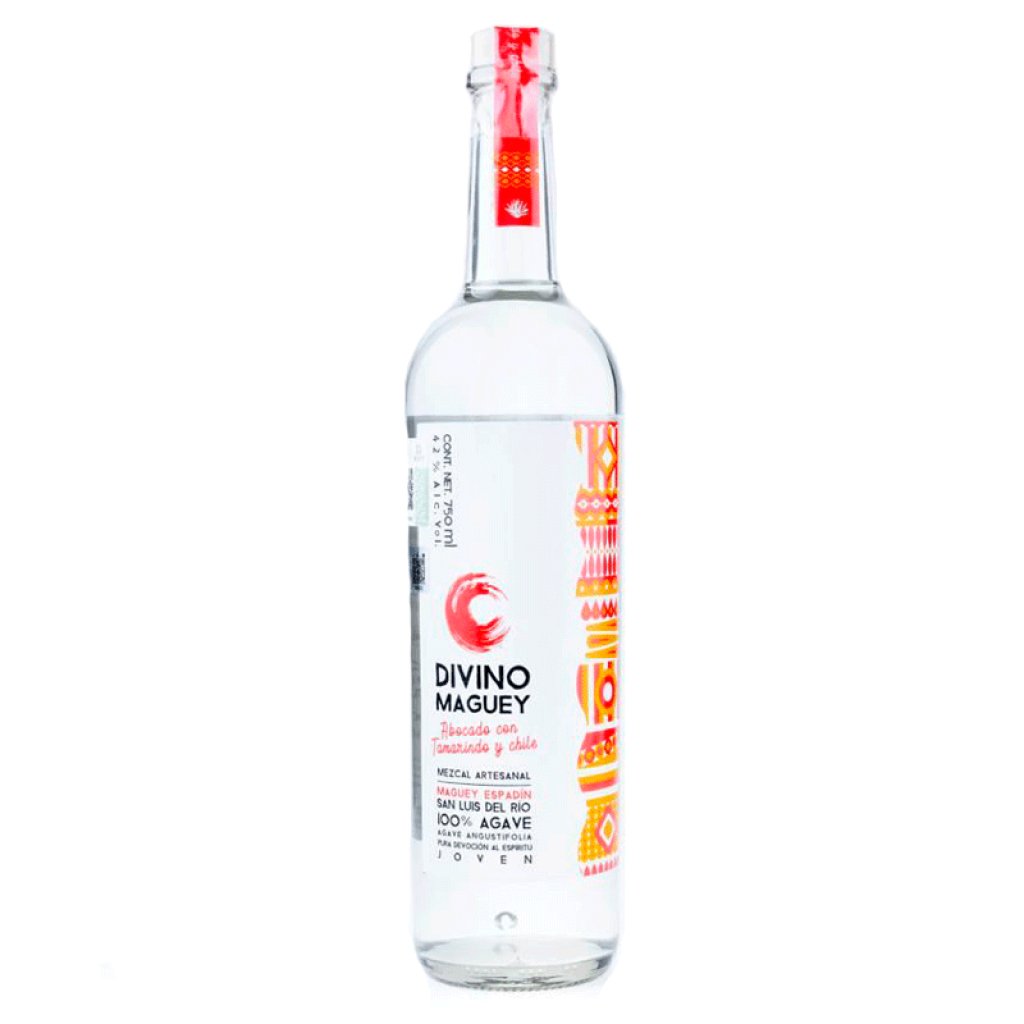 Divino Maguey Espadín Destilado Con Tamarindo y Chiles 750ML - San Francisco Tequila Shop