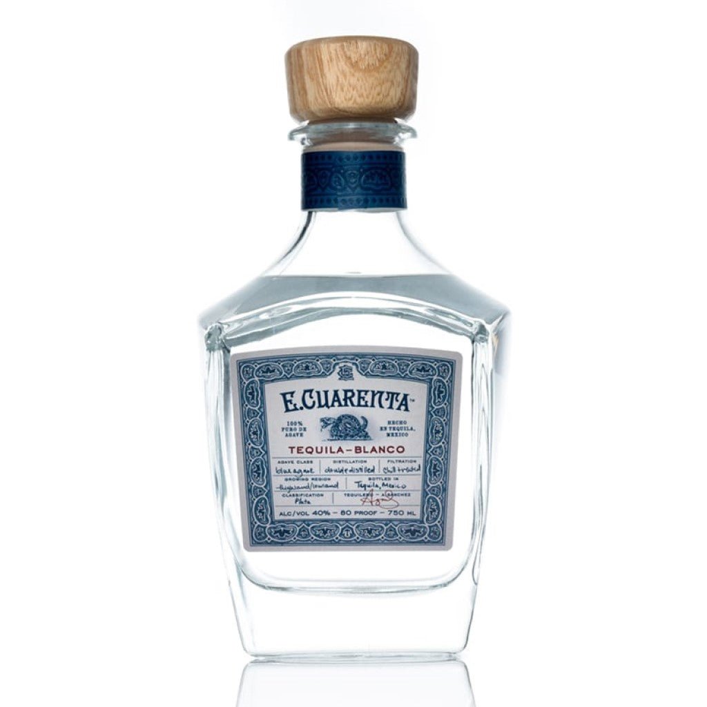 E Cuerenta Blanco 750ML - San Francisco Tequila Shop