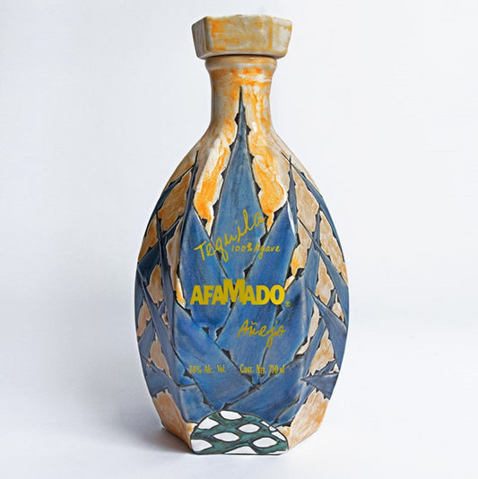 Tequila Afamado Ceramics Craft Añejo 750ml - San Francisco Tequila Shop