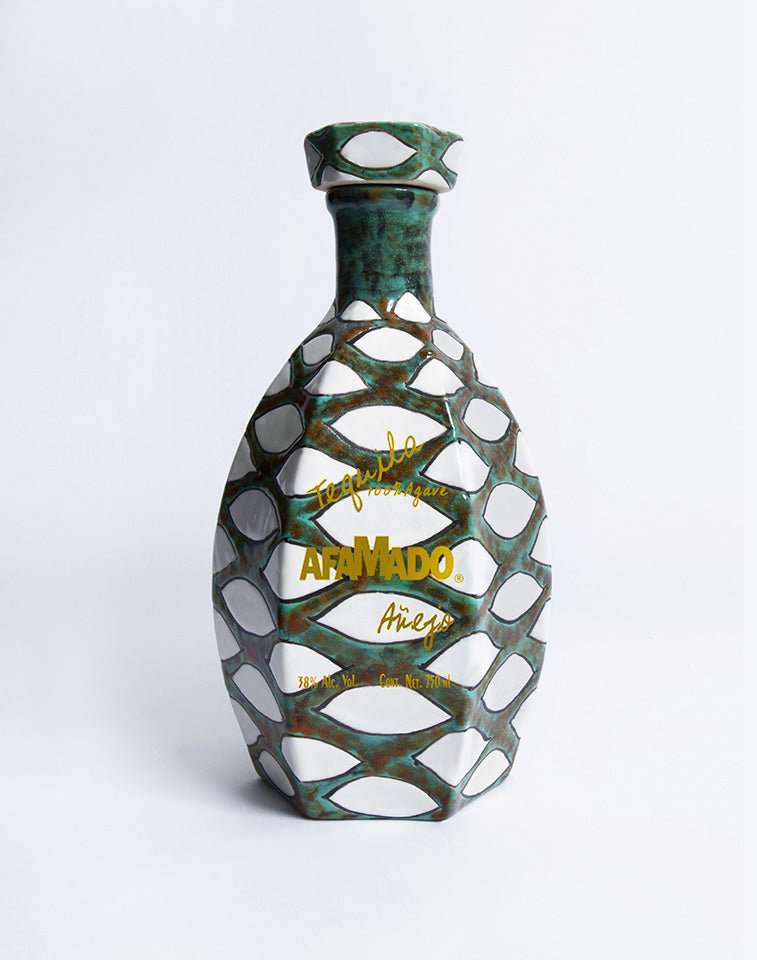 Tequila Afamado Ceramics Craft Añejo 750ml - San Francisco Tequila Shop