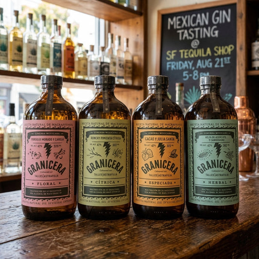 Explore Granicera Gins at SF Tequila Shop on Aug 21st (5-8 PM)