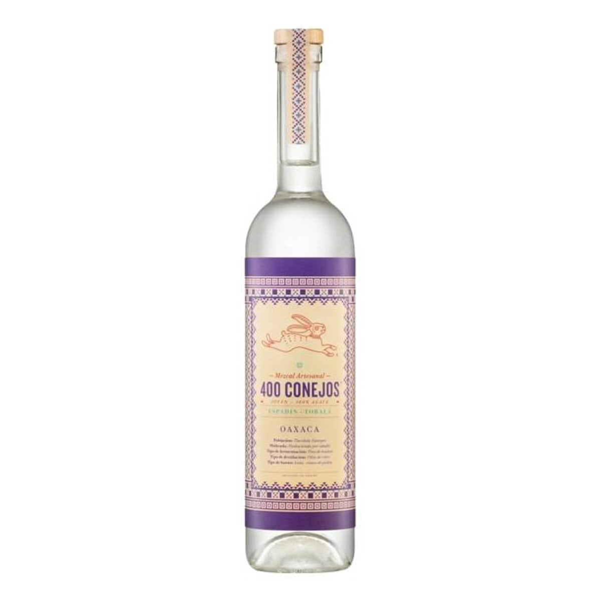 400 Conejos Espadín Tobalá 375ml - SF Tequila Shop