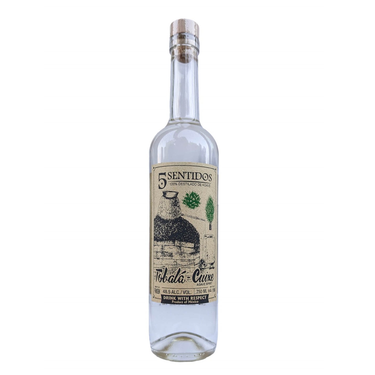 5 Sentidos Tobala-Cuixe Agave Spirit 750ml - SF Tequila Shop