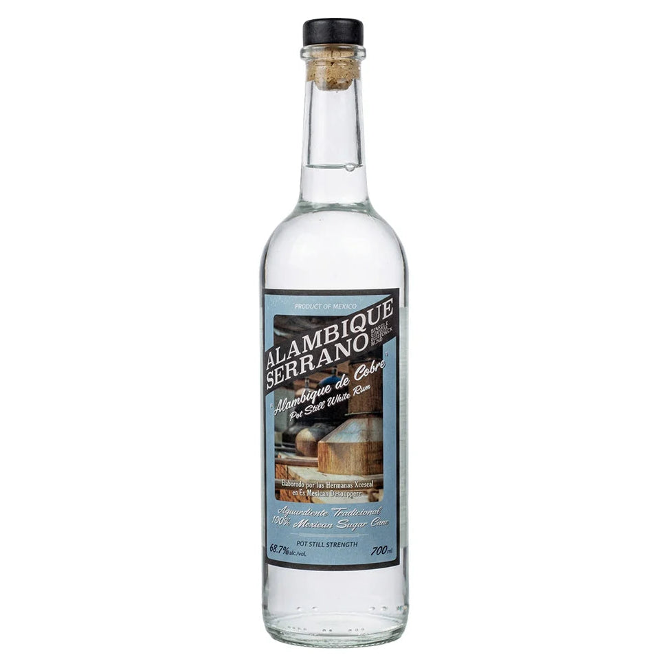 Alambique Serrano Alambique de Cobre Oaxacan Pot Still White Rum 700ml - SF Tequila Shop