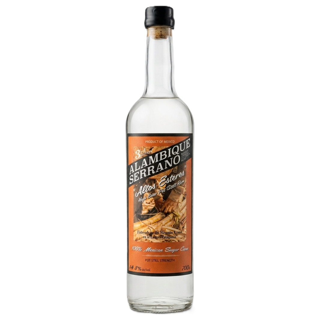Alambique Serrano Altos Esteres 3rd Edition High Proof Oaxacan Unaged Rum 750ml