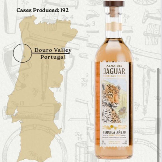 Alma del Jaguar Tequila Añejo - Aged in Ruby Port Casks 750ml - SF Tequila Shop