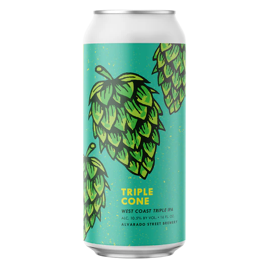 Alvarado Street Brewery Triple Cone West Cone Triple IPA 16oz - SF Tequila Shop