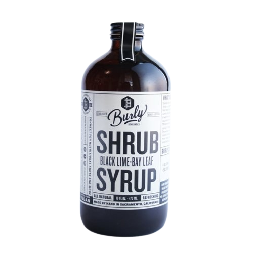 Burly Shrub Black Lime Bay Leaf Syrup 473ml