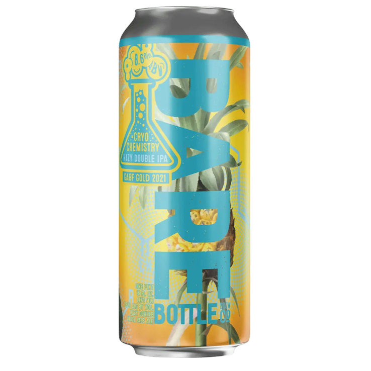 Barebottle Cryo Chemistry Hazy Double IPA  16oz - SF Tequila Shop