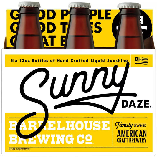 BarrelHouse Sunny Daze Blonde Ale Beer - 6pk/12 fl oz Bottles