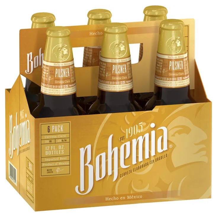 Bohemia Mexican Lager Beer - 6pk/12 Fl Oz Bottles - SF Tequila Shop