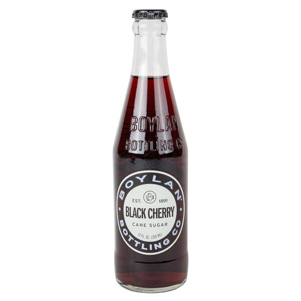 Boylan Black Cherry Cane Sugar Soda 12oz - SF Tequila Shop