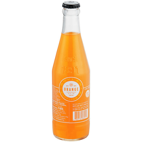 Boylan Orange Cane Sugar Soda 12oz - SF Tequila Shop