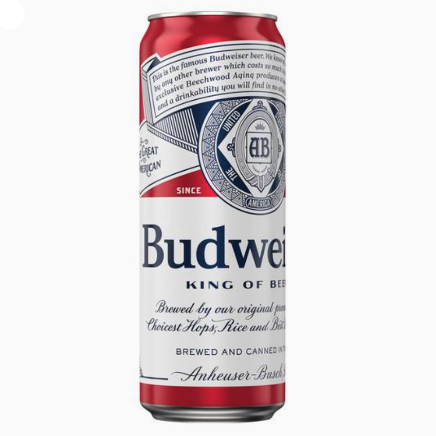 Budweiser American 25oz - SF Tequila Shop