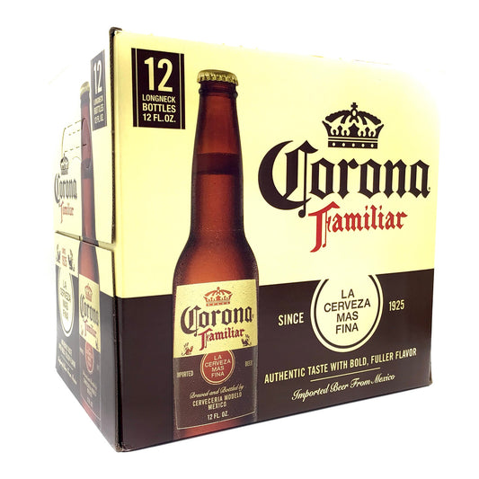 CORONA FAMILIAR 12pk 12oz. Bottles - SF Tequila Shop