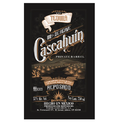 Cascahuín Reposado Private Barrel “Don Jatt” Tequila 52% 750ML (PRE-ORDER) - SF Tequila Shop