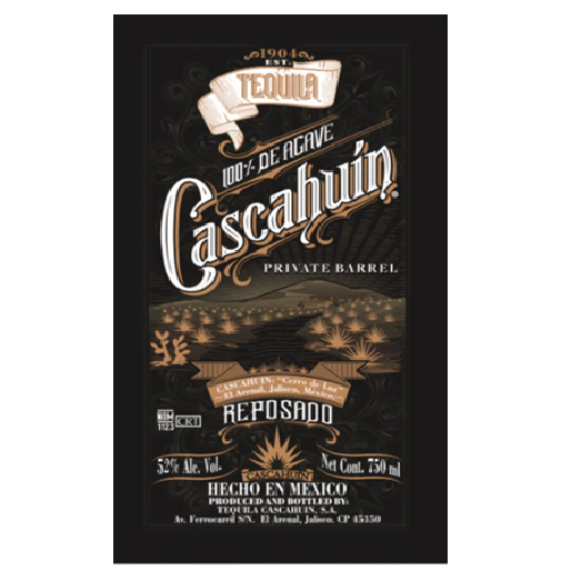 Cascahuín Reposado Private Barrel “Don Jatt” Tequila 52% 750ML (PRE-ORDER) - SF Tequila Shop