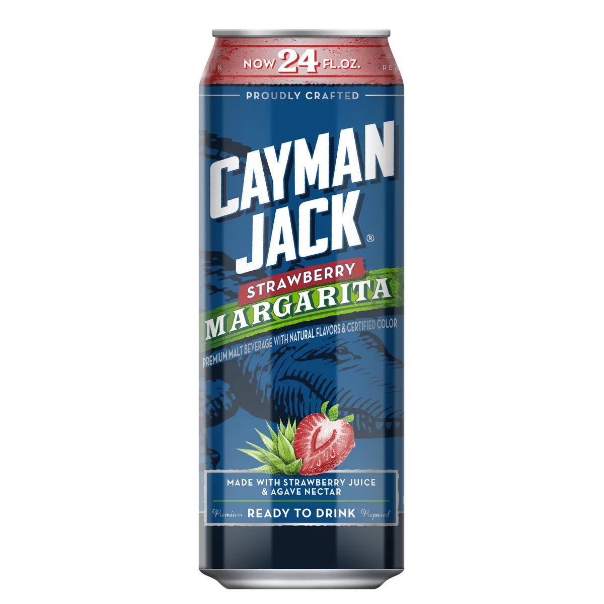 Cayman Jack Strawberry Margarita - 24 fl oz Can - SF Tequila Shop