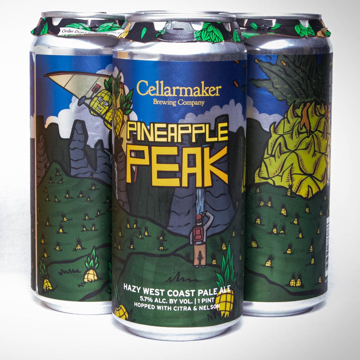 Cellarmaker Pineapple Peak Hazy West Coast Pale Ale 16oz - SF Tequila Shop
