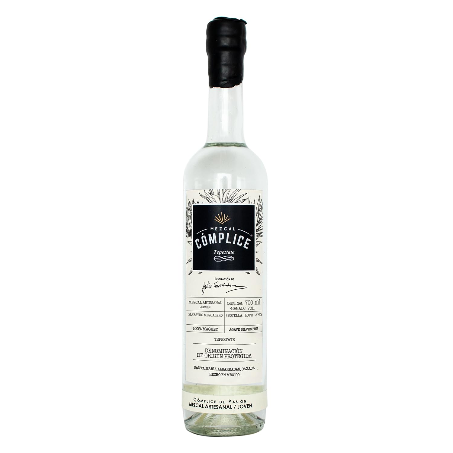 Cómplice de Pasión Tepeztate Mezcal 750ml - SF Tequila Shop