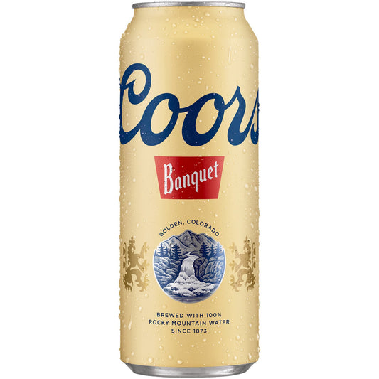 Coors Banquet 24 oz. Can - SF Tequila Shop