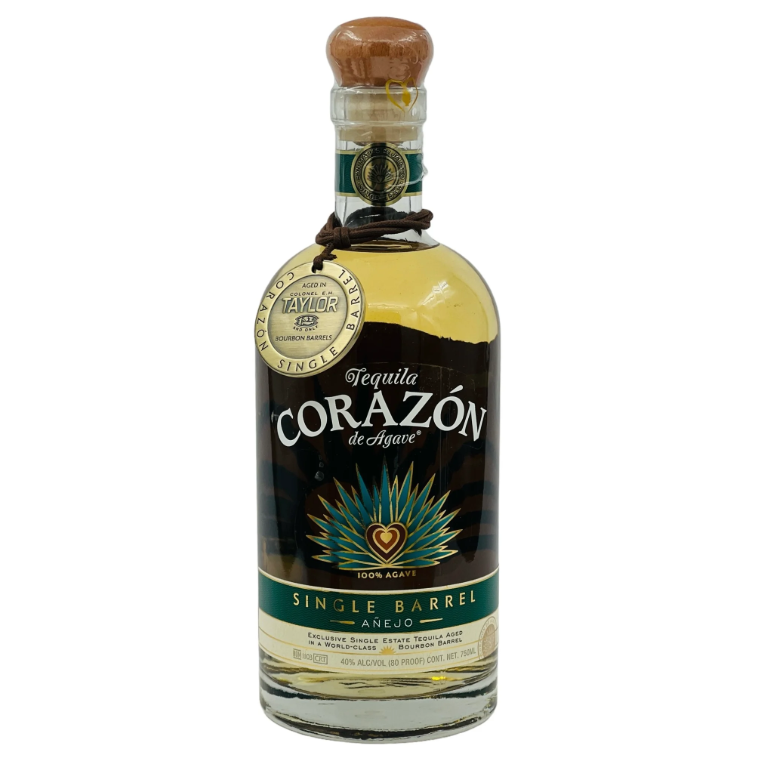 Corazón Single Barrel Añejo Tequila Aged in "E.H. Taylor" Barrel 750ML - SF Tequila Shop