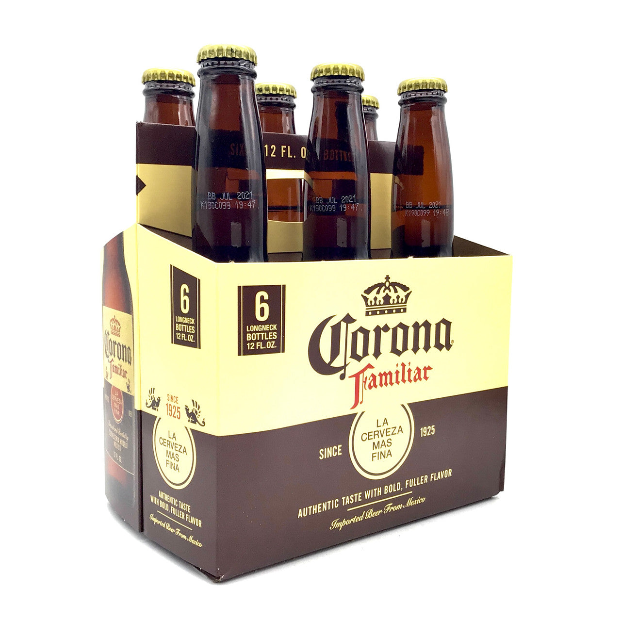 CORONA FAMILIAR 6pk 12oz. Bottles - SF Tequila Shop