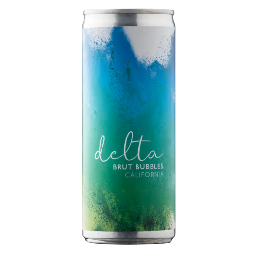Delta Brut Bubbles Californian Sparkling Wine 250ml Can - SF Tequila Shop